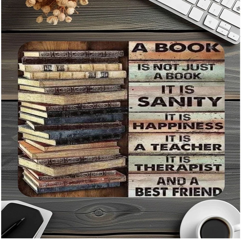 A Book is not Just A Book Mouse Pad