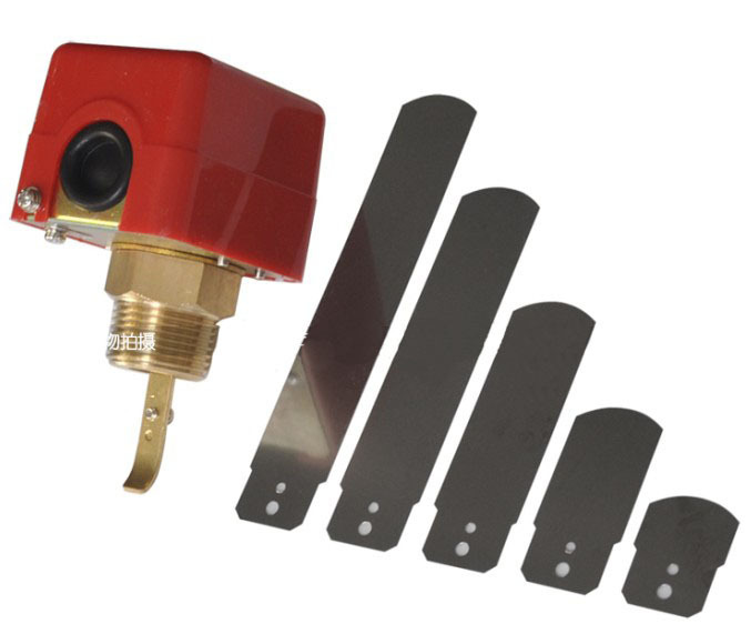 3/4" BSPP 220V 3A Water Paddle Flow Switch Thread Connection SPDT Contacts Red