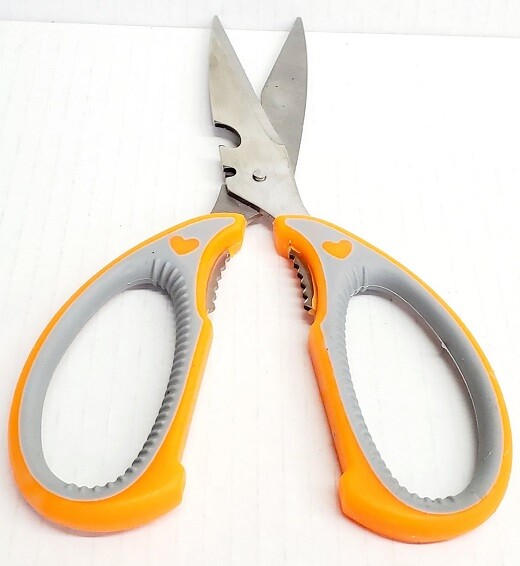 Multi Function Kitchen Scissors Sharp Blade Cooking Bottle Opener Scraper Nuts