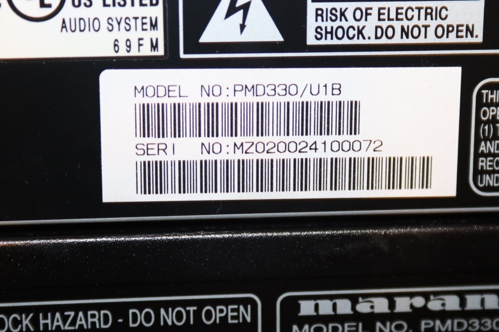 Marantz PMD330/U1B Professional CD Player. In Excellent Condition