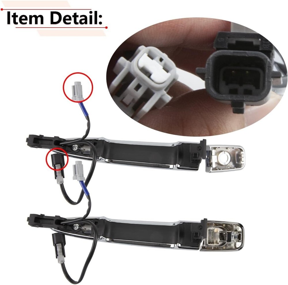 Exterior Door Handle Compatible with Sentra 2013-2018 | for Front Left & Right