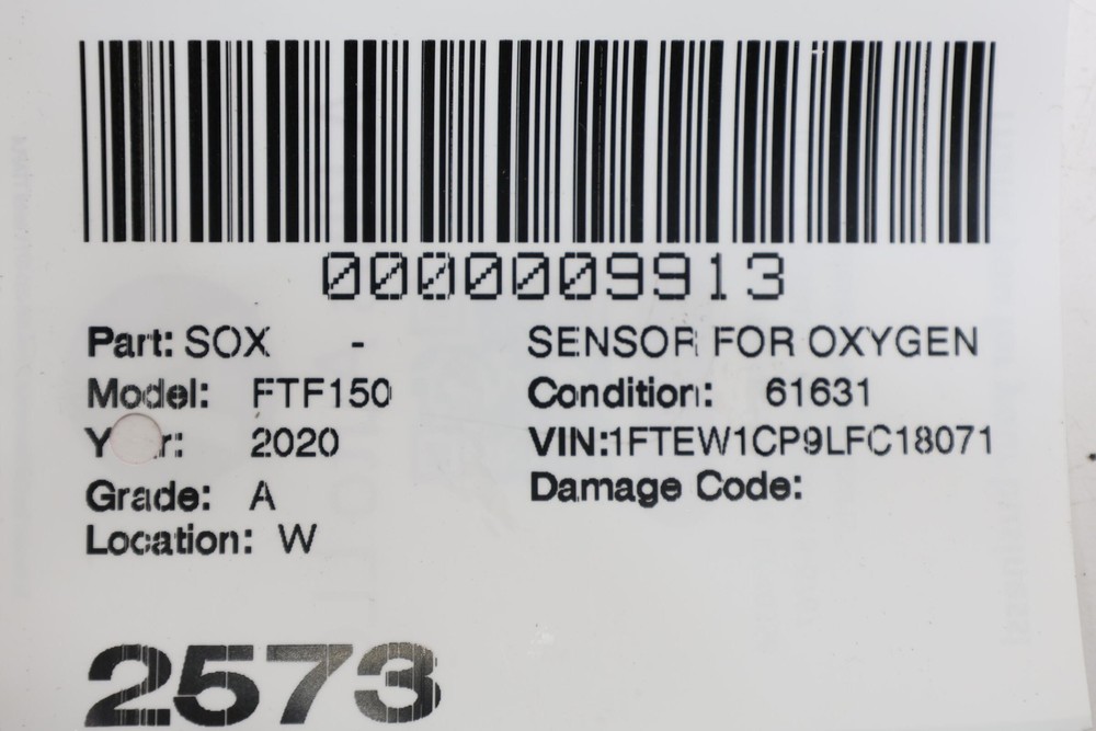 2015 - 2020 FORD F-150 FRONT EMISSION SYSTEM LEFT LAMBDA O2 OXYGEN SENSOR OEM
