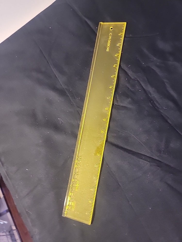 Add-a-quarter Ruler CM Designs 18"