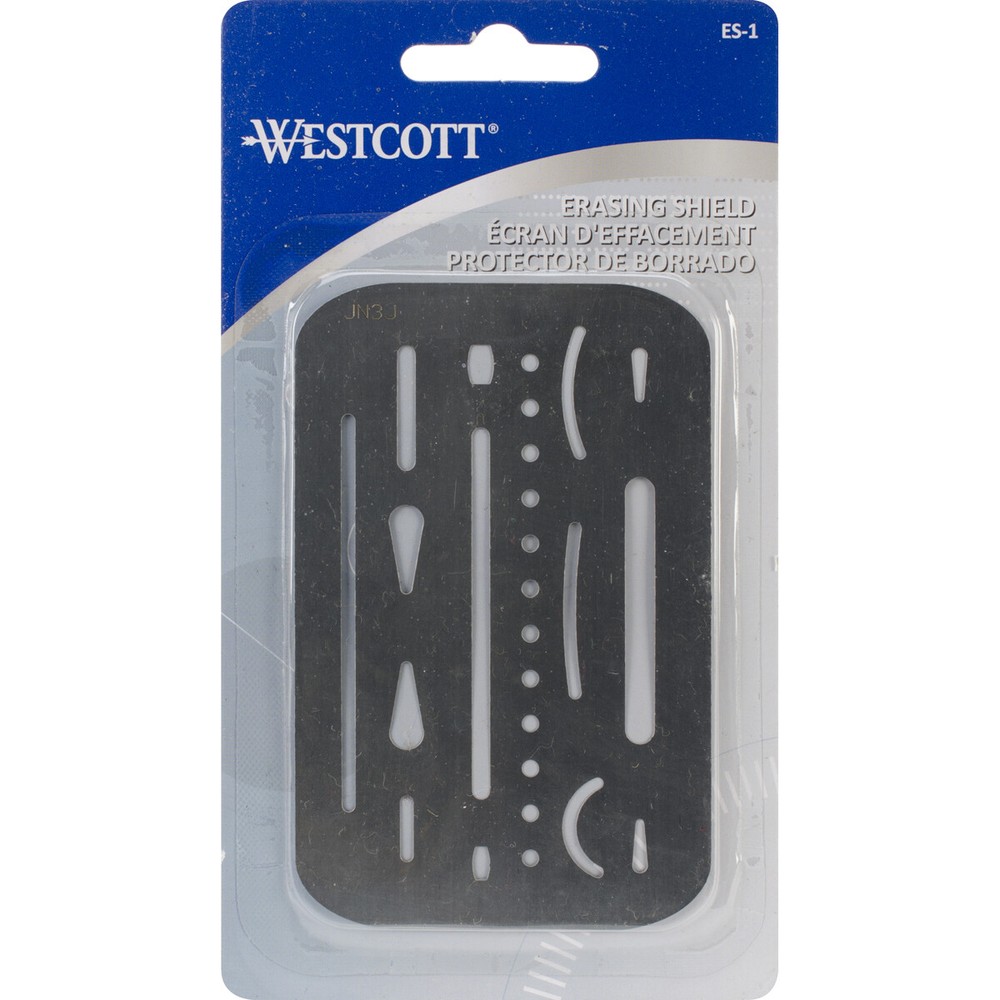 Westcott Erasing Shield-3.5"X2.25"