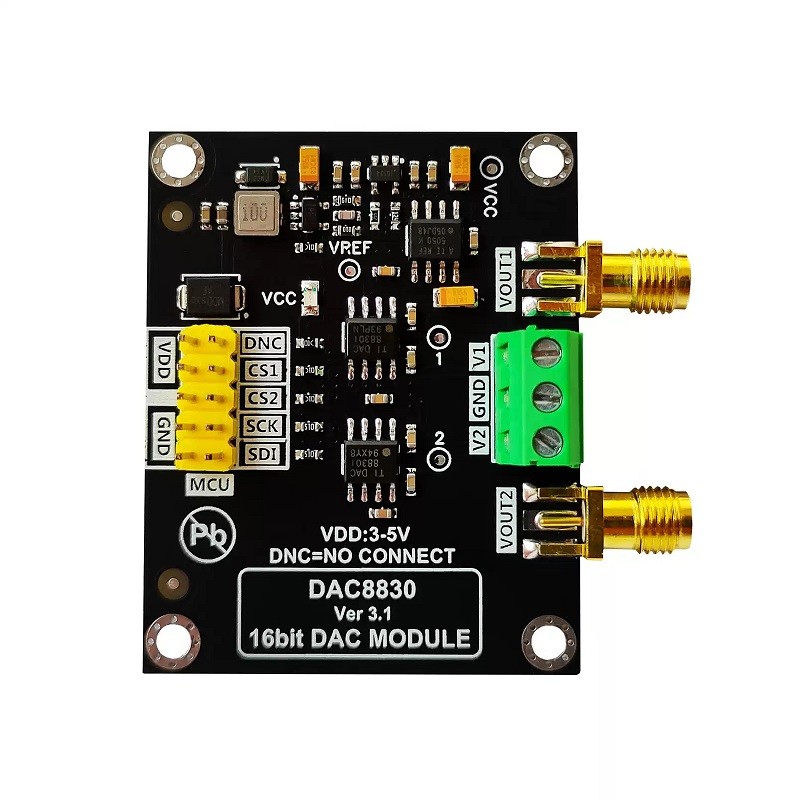 1X Module 16-bit DAC Module High-Precision Digital-to-Analog Converter DAC8830