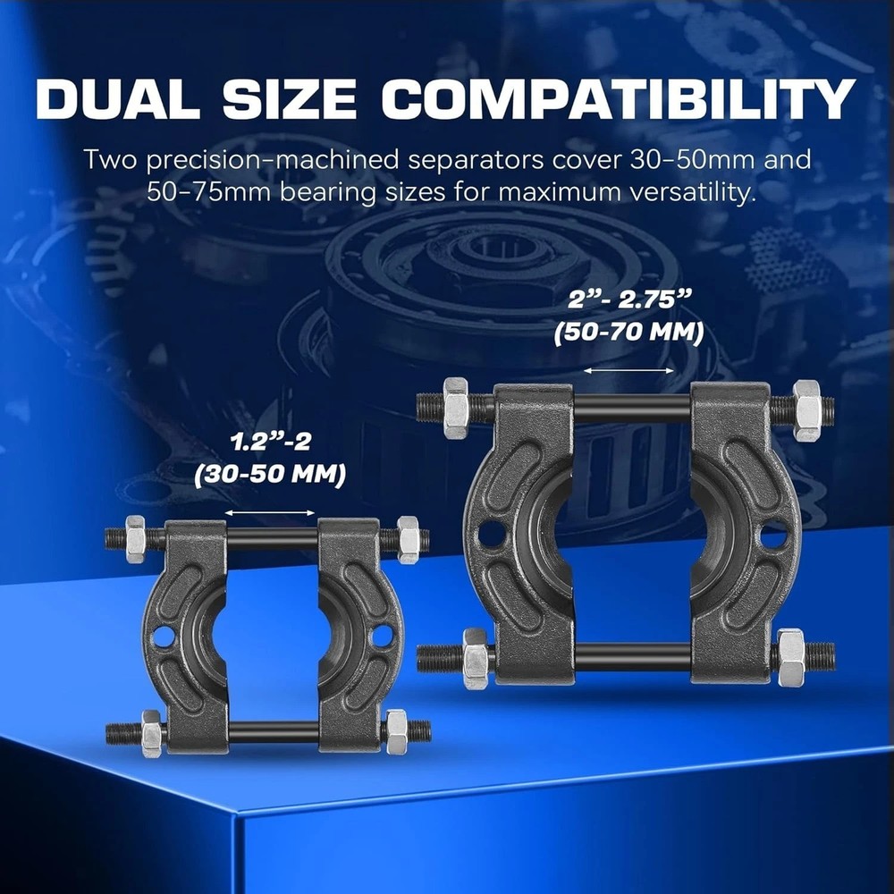 Wheel Hub Puller Set, 5 Ton Capacity Bearing Separator