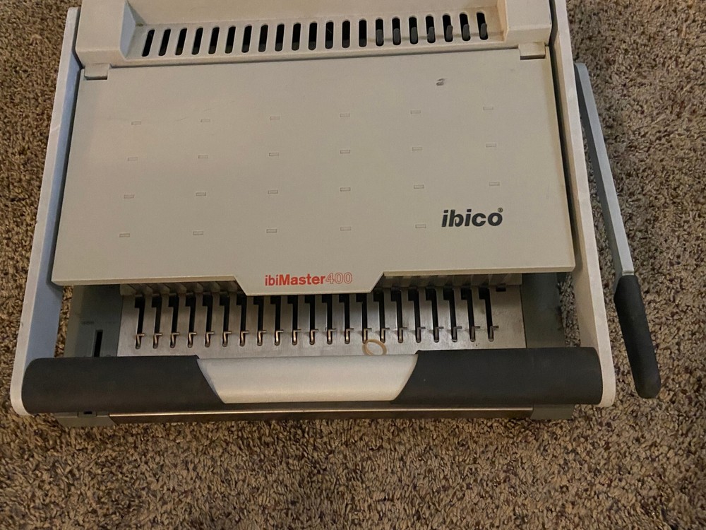 💧 IBICO ibiMASTER 400 COMB BINDING MACHINE WORKS EUC - FL