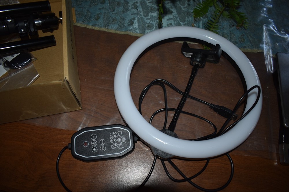 RGB Ring Light With Phone Holder Tested And Working 