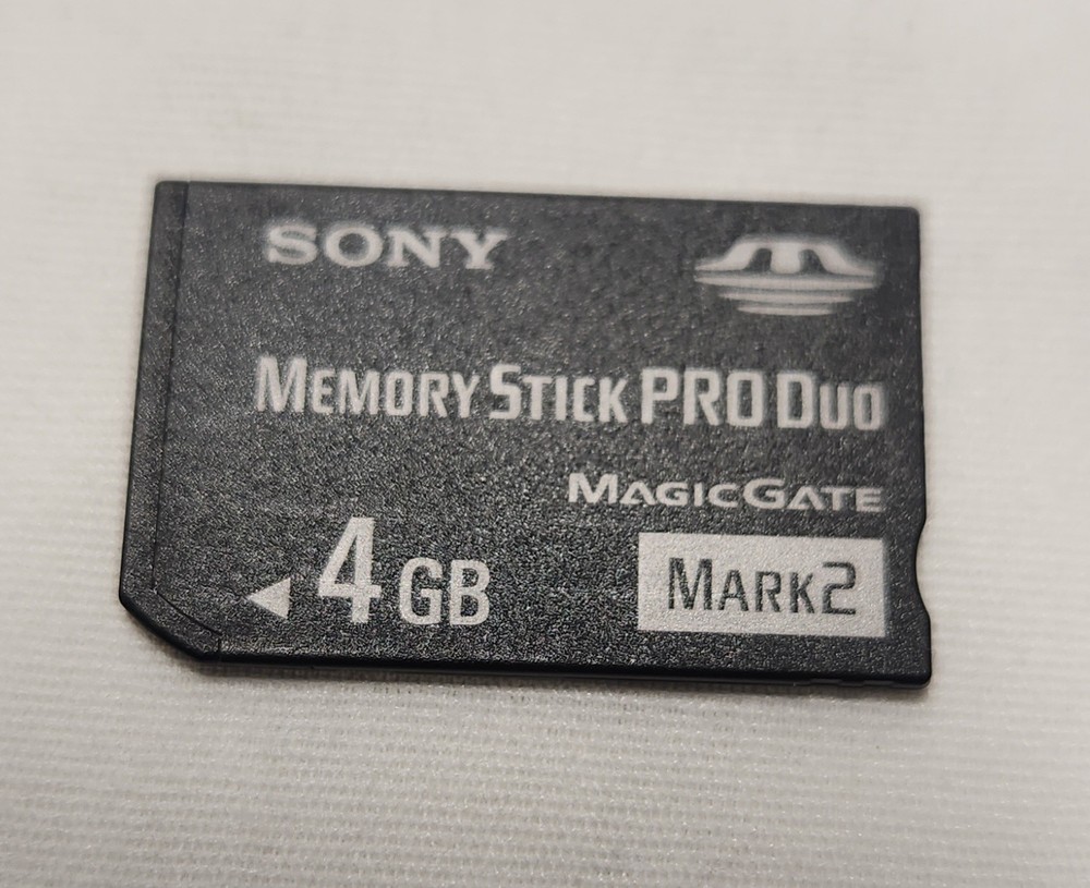 Sony 4GB Memory Stick Pro Duo Magic Gate Memory card