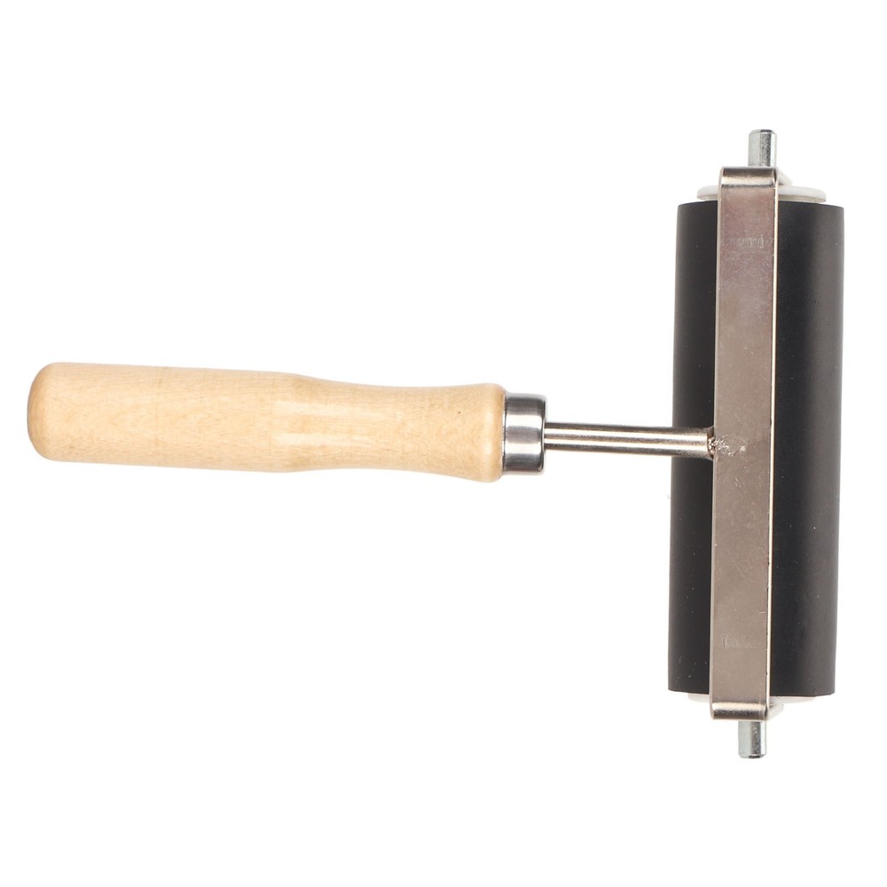 Rubber Brayer Roller Sturdy Wide Ink Roller For Printmaking Stamping