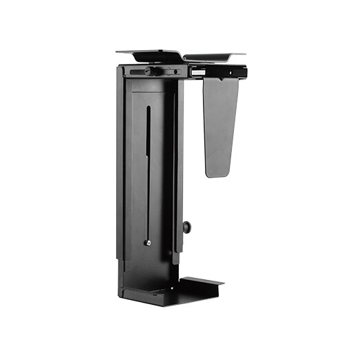 Adjustable Wall or Under Desk CPU PC Computer Case Tower Swivel Mount Holder NEW
