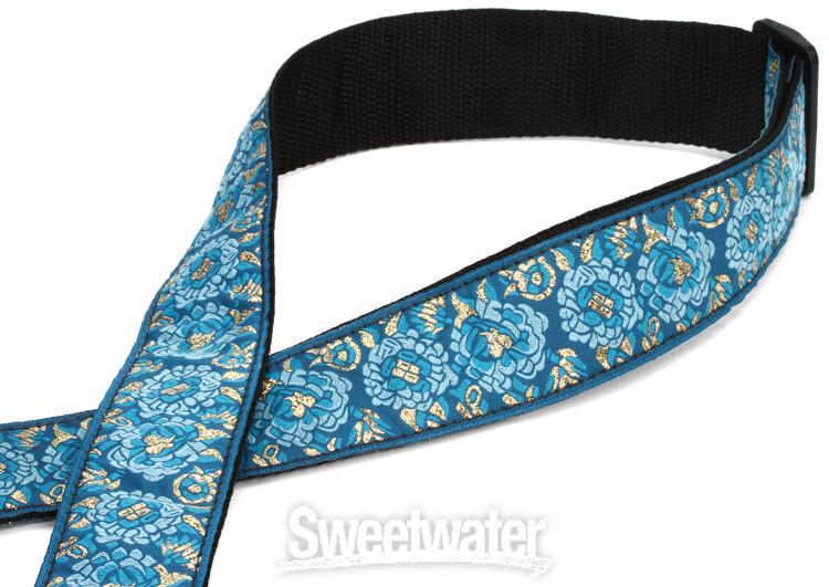 Levy's M8AS Jacquard Weave Guitar Strap - Blue