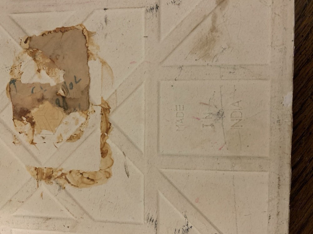 Eastern Ceramics Ltd Hand Painted Ceramic Tile Signed VT 6 Inch Square