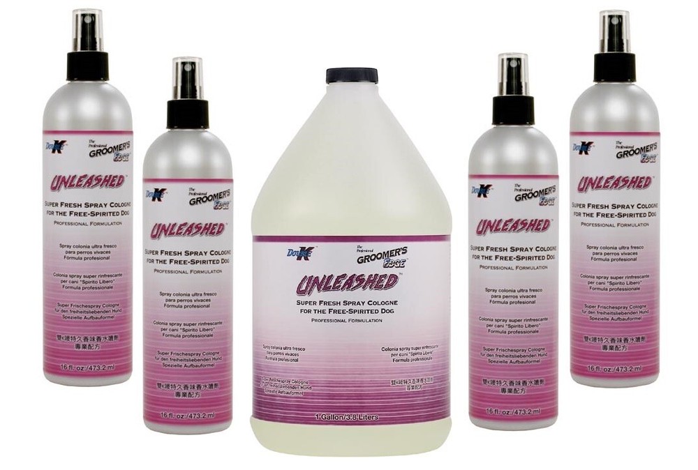 Dog Cologne Coat Spray Unleashed Fresh Scent Odor Control Long Lasting Pick Size