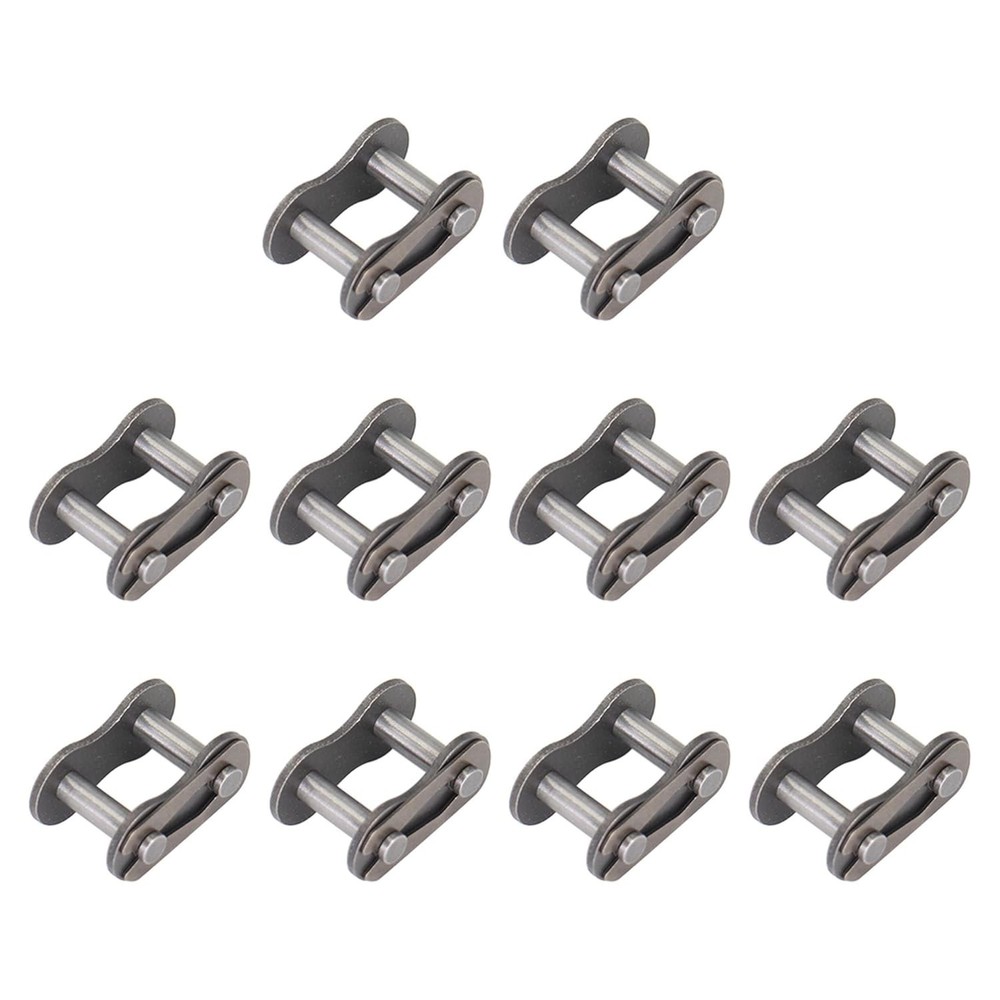 High-Performance 10PCS Roller Chain Connecting Links, /ANSI Approved 1/4 Inch