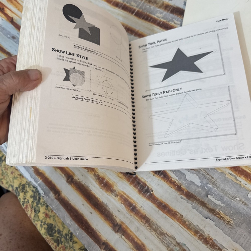 Vintage CADLink SignLab 5.0 Revision 4 May 1999 Doc 074 & Tutorial For Graphics