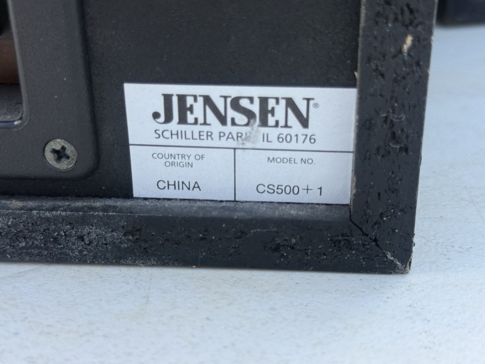 Jensen Cs500 + 1 Speaker System