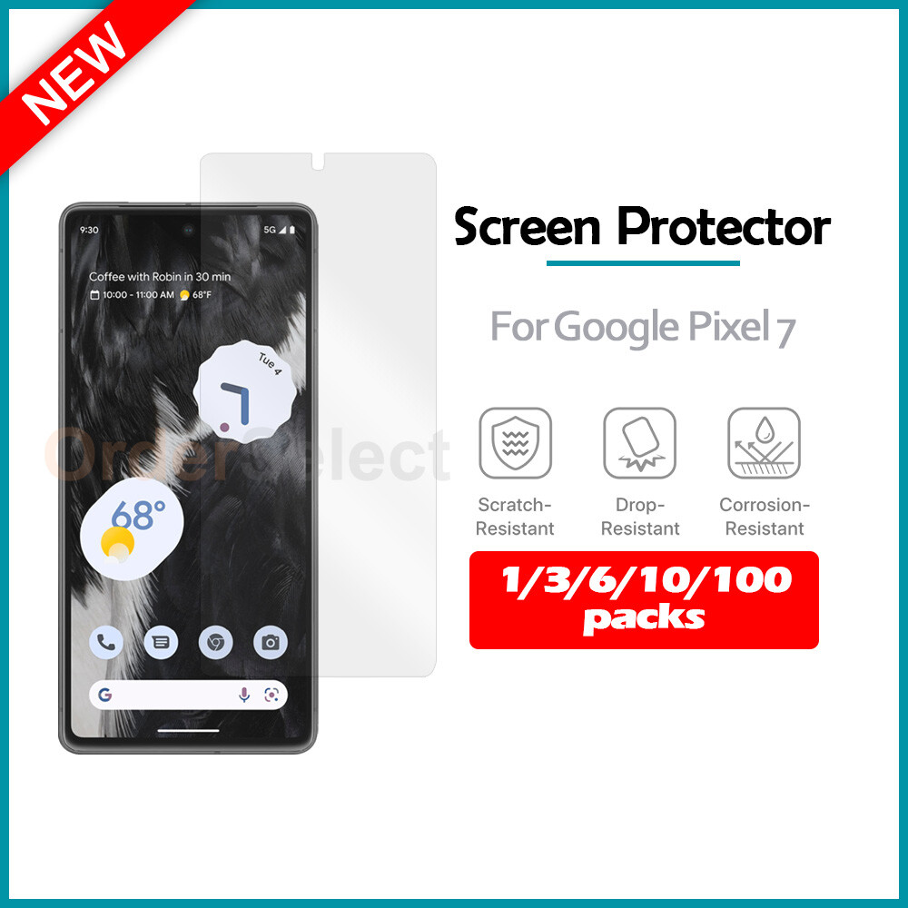 1-100 Lot LCD Ultra Clear HD Screen Protector for Android Phone Google Pixel 7