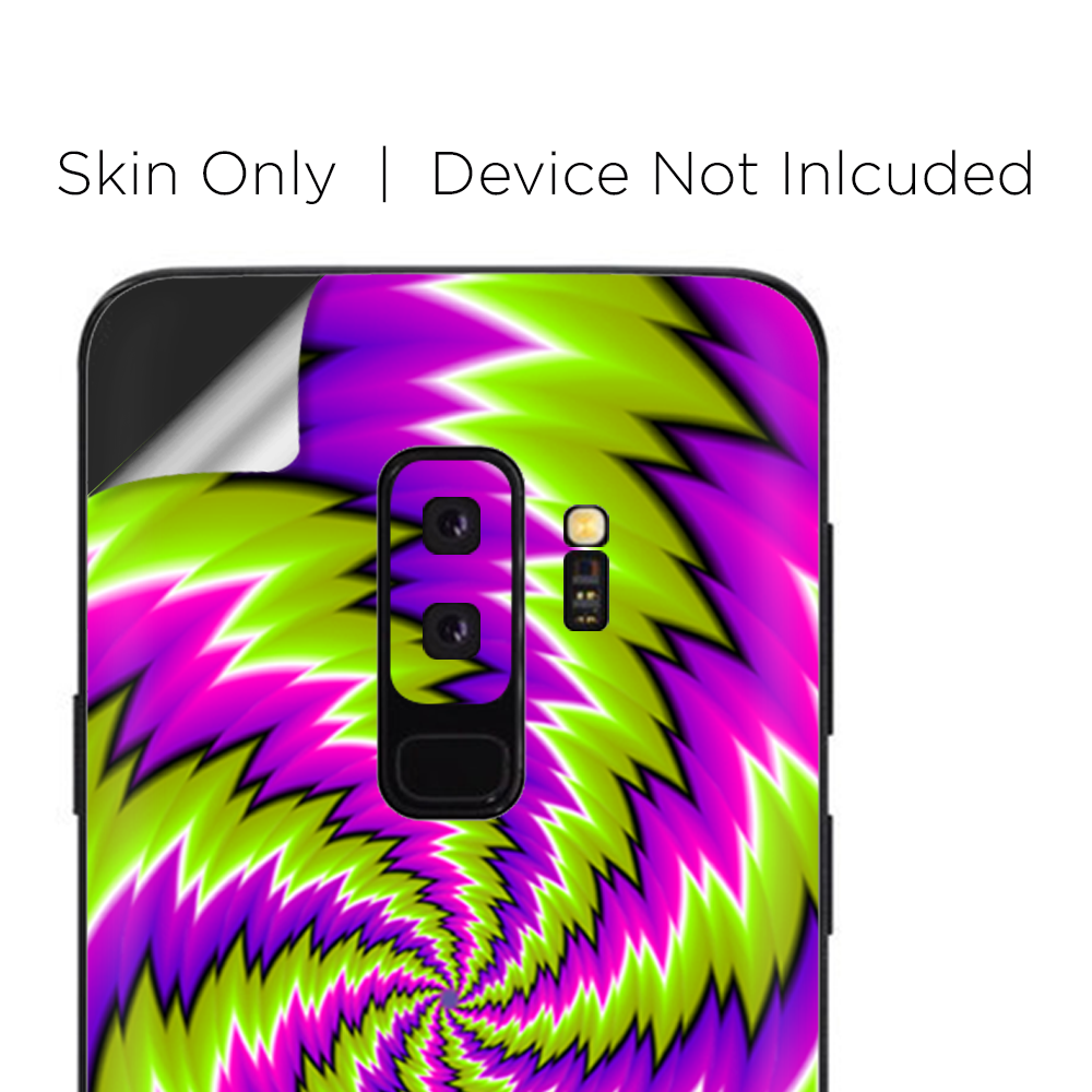 Samsung Galaxy S9 Plus Skins Decals - Psychedelic Moving Swirls