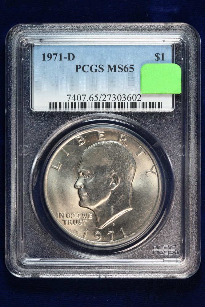 1971-D Eisenhower Dollar PCGS MS 65 4OX2