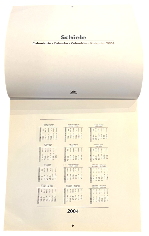 Schiele Calendar 2004 - Excellent Condition