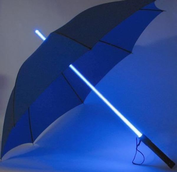 7 LED Color Changing Blade Runner Light Saber Star Wars Umbrella w/ Flashlight