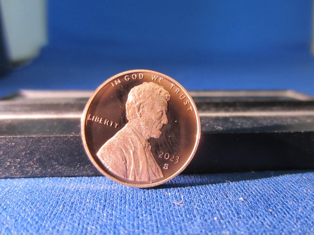 2023-S One Lincoln Cent Deep Cameo Mirror Proof Coin upper grading range