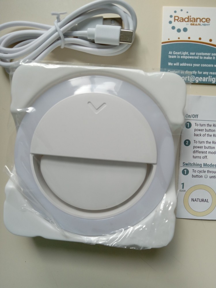 Gearlight Radiance Ring Light 3 Lighting Modes