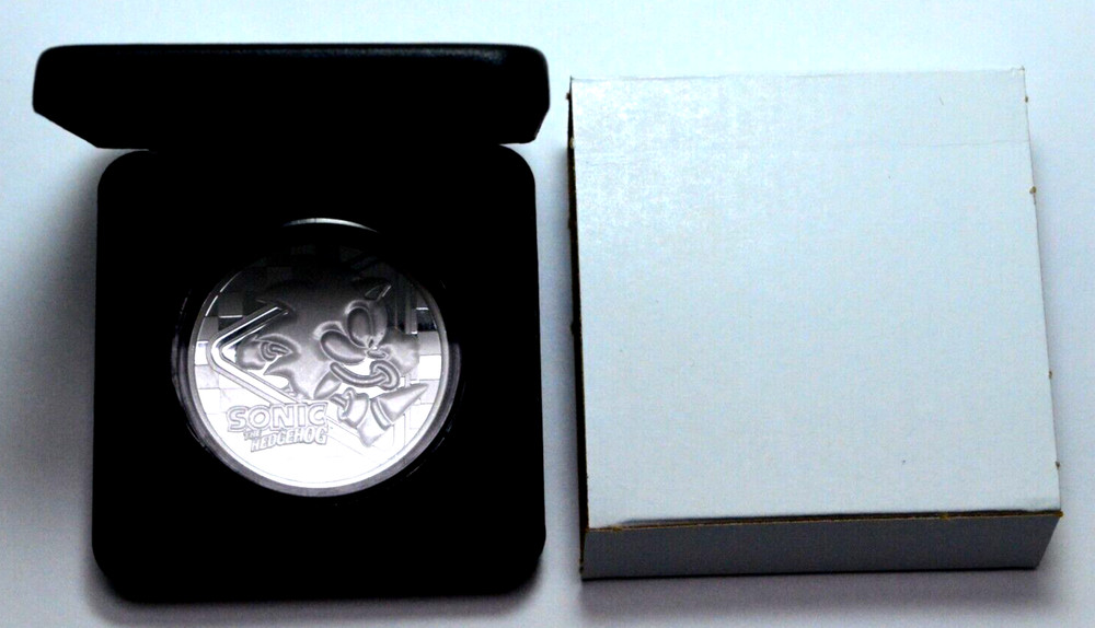 Leatherette Black Display Box for Coin Capsule 44mm, Empty Display Box Only