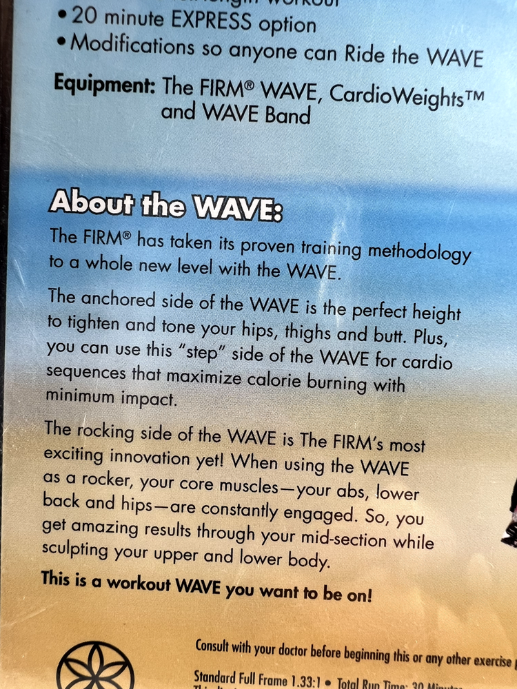 Exercise CD ONLY for Rock Solid Buns called The Wave by The Firm