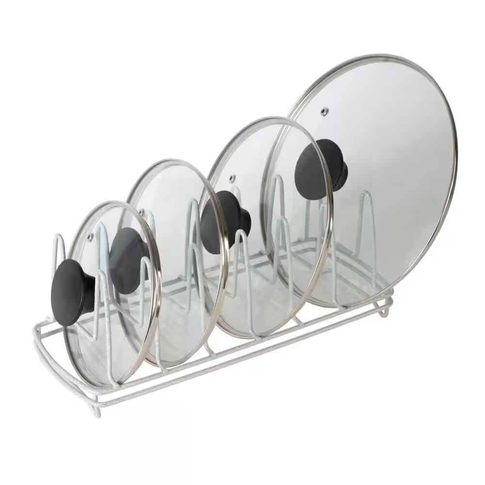 Speckled Lid Organizer in White