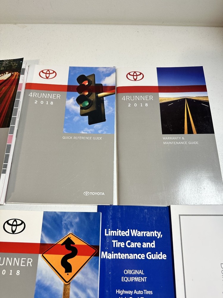 Toyota 4Runner Owner's Manuals 2018