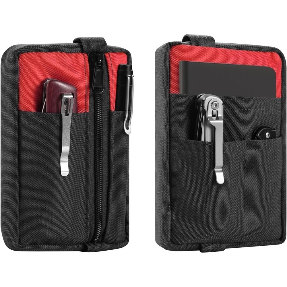 Tactical Outdoor Double Layer Shoulder Strap Pouch EDC Storage Bag