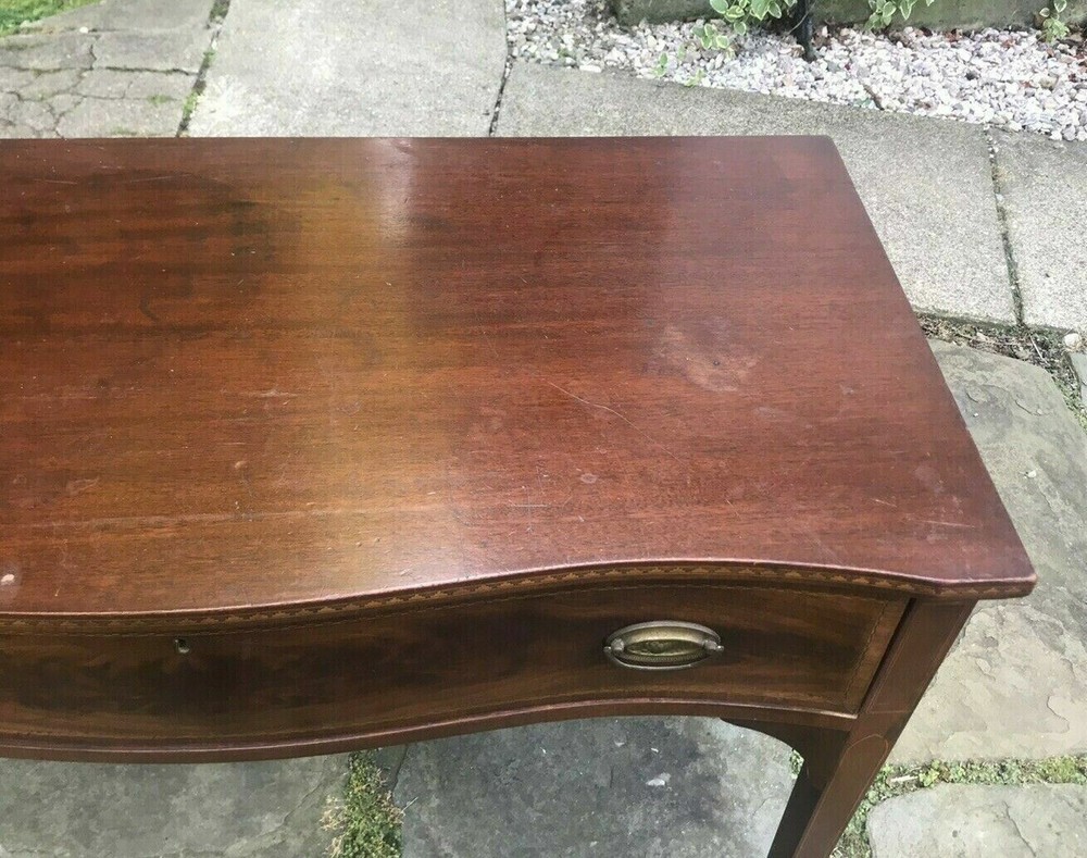 VINTAGE ANTIQUE INLAY MAHOGANY SIDEBOARD SERVER