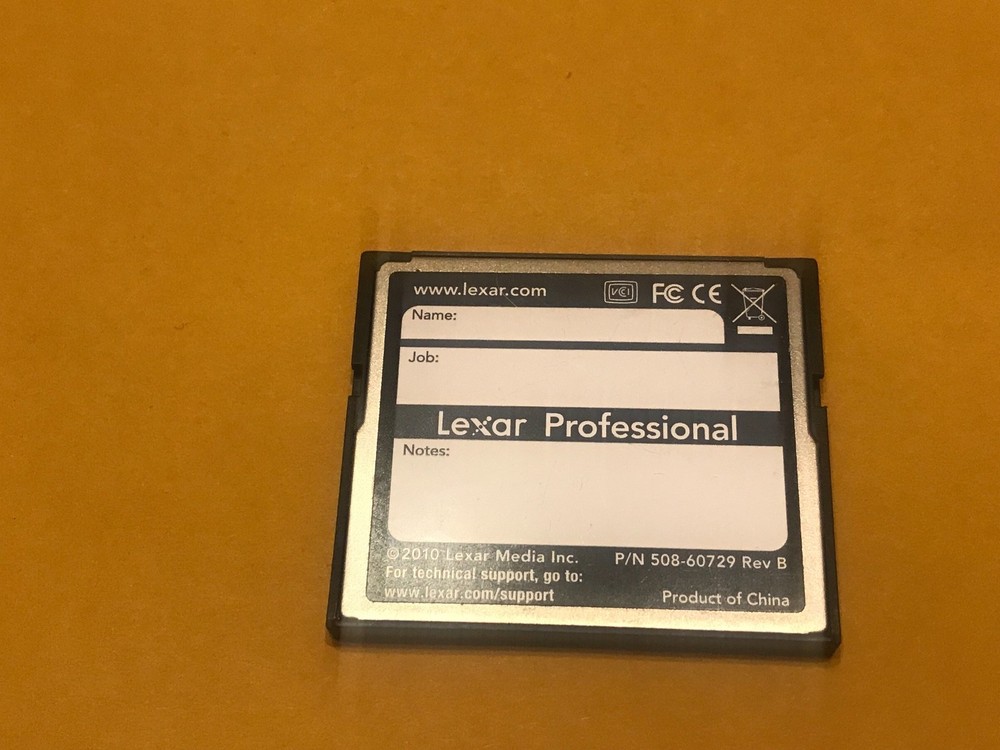 Lexar 16gb 400x Compact Flash Memory Card