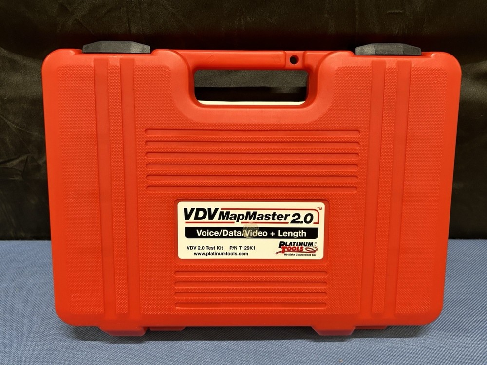 New Platinum Tools T129K1 Vdv Mapmaster 2.0 Tester Kit. Box.