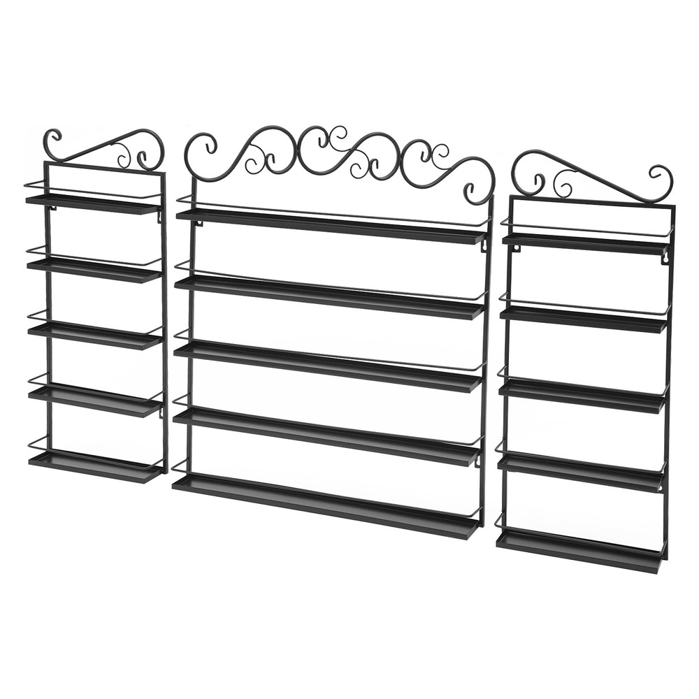 Wall Mounted Nail Polish Racks, Nail Polish Shelves Iron Rectangular NEW