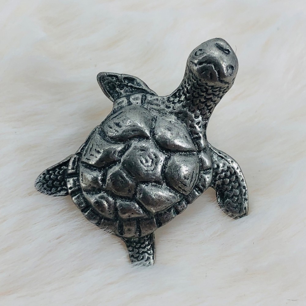 Sea Turtle Pewter Lapel Pin