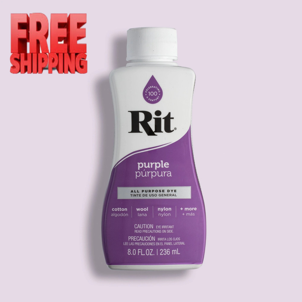 Rit All Purpose Liquid Dye, Purple, 8 Fl. Oz.