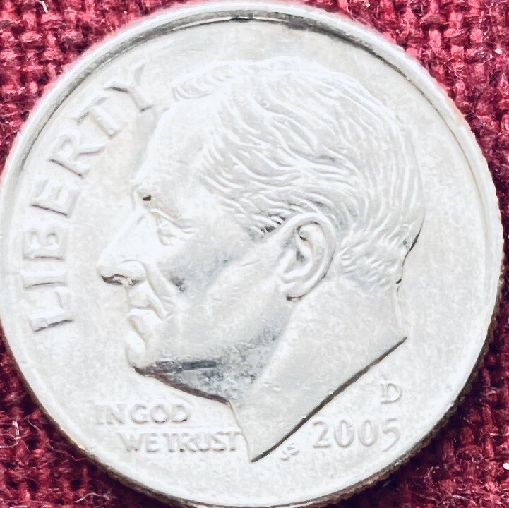 2005-D Roosevelt Dime BU from OBW
