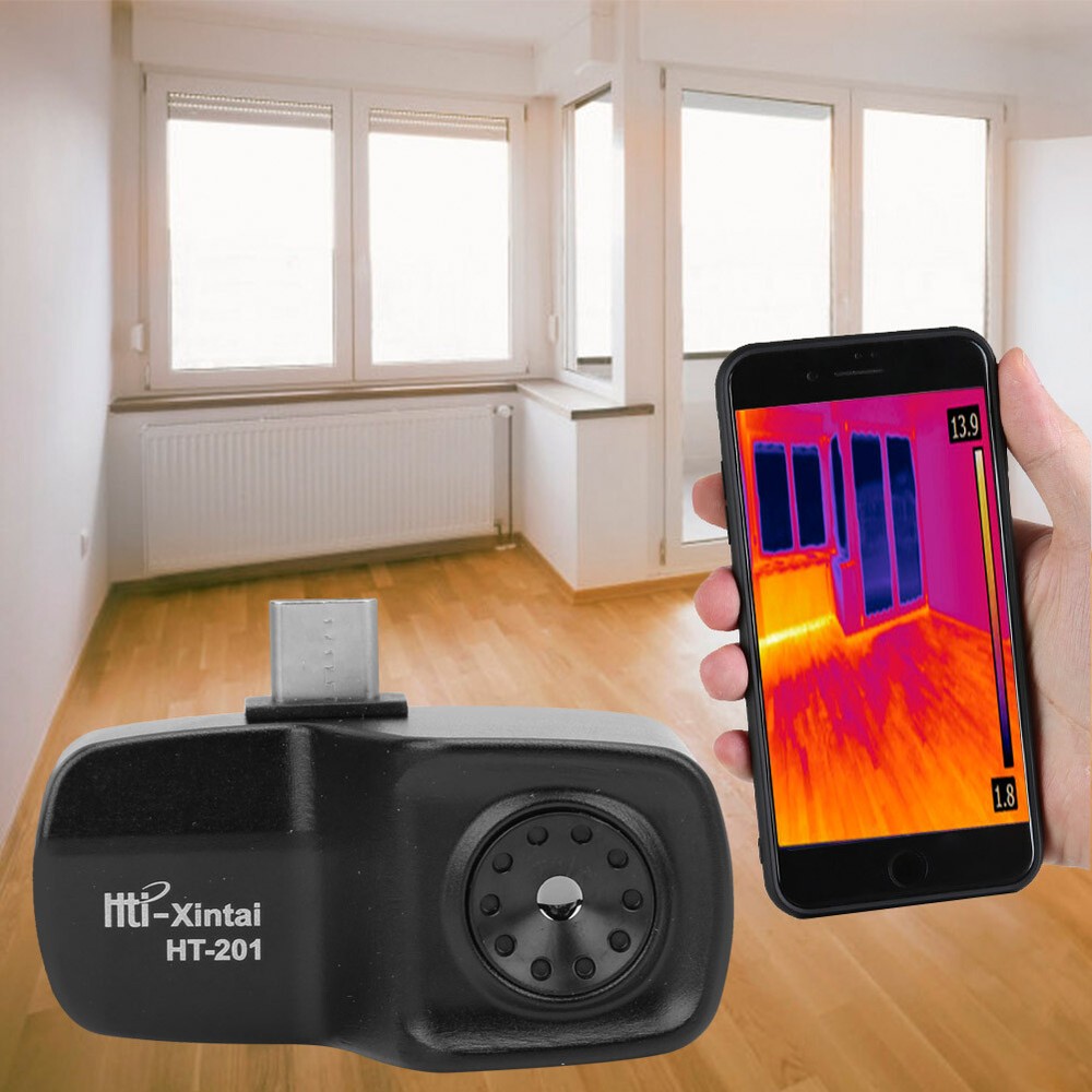 HTi Portable infrared thermal imager Mobile Phone Thermal Camera Android Type-C