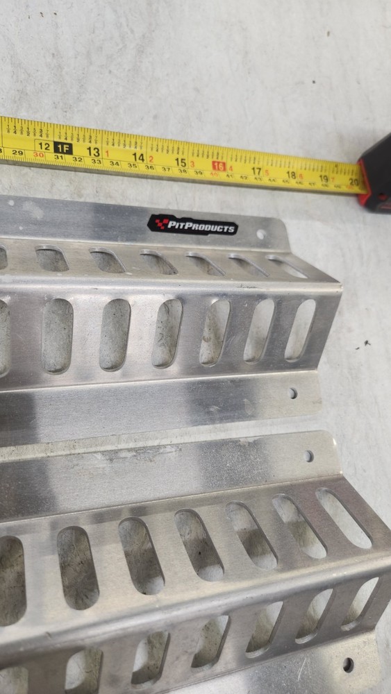 2 pc PitProducts Strap Track - Aluminum