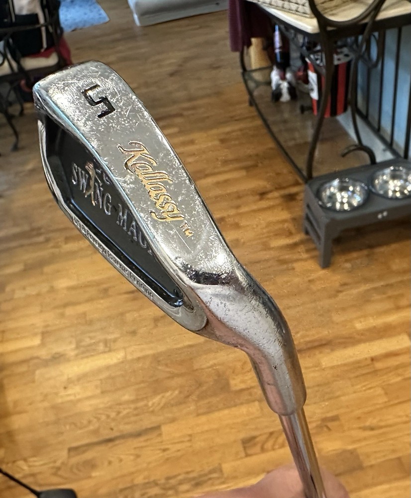 Kallassy's Swing Magic Training Aid Golf Club Single 5 Iron 2 Pc. Grip RH