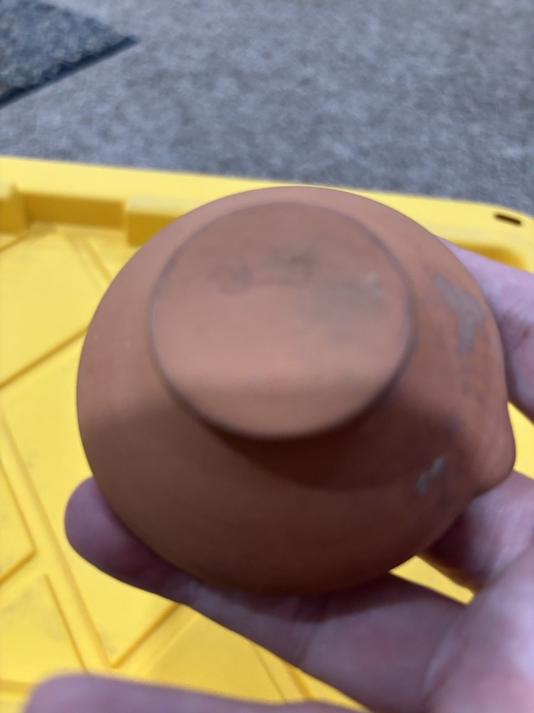 Vintage terracotta Owl incense burner