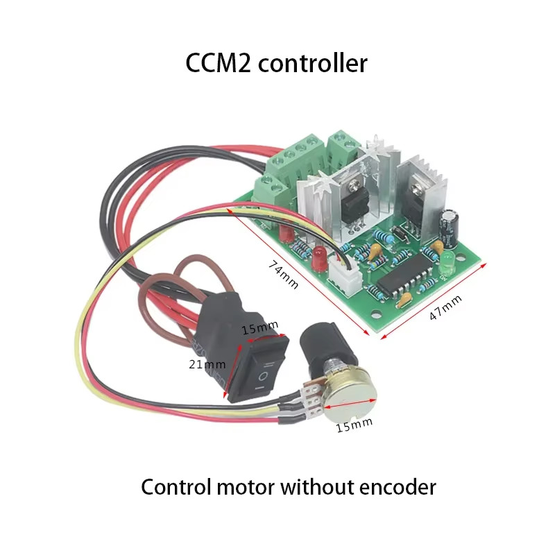 12V 24V CCM2 brushed high power DC Motor Speed Controller
