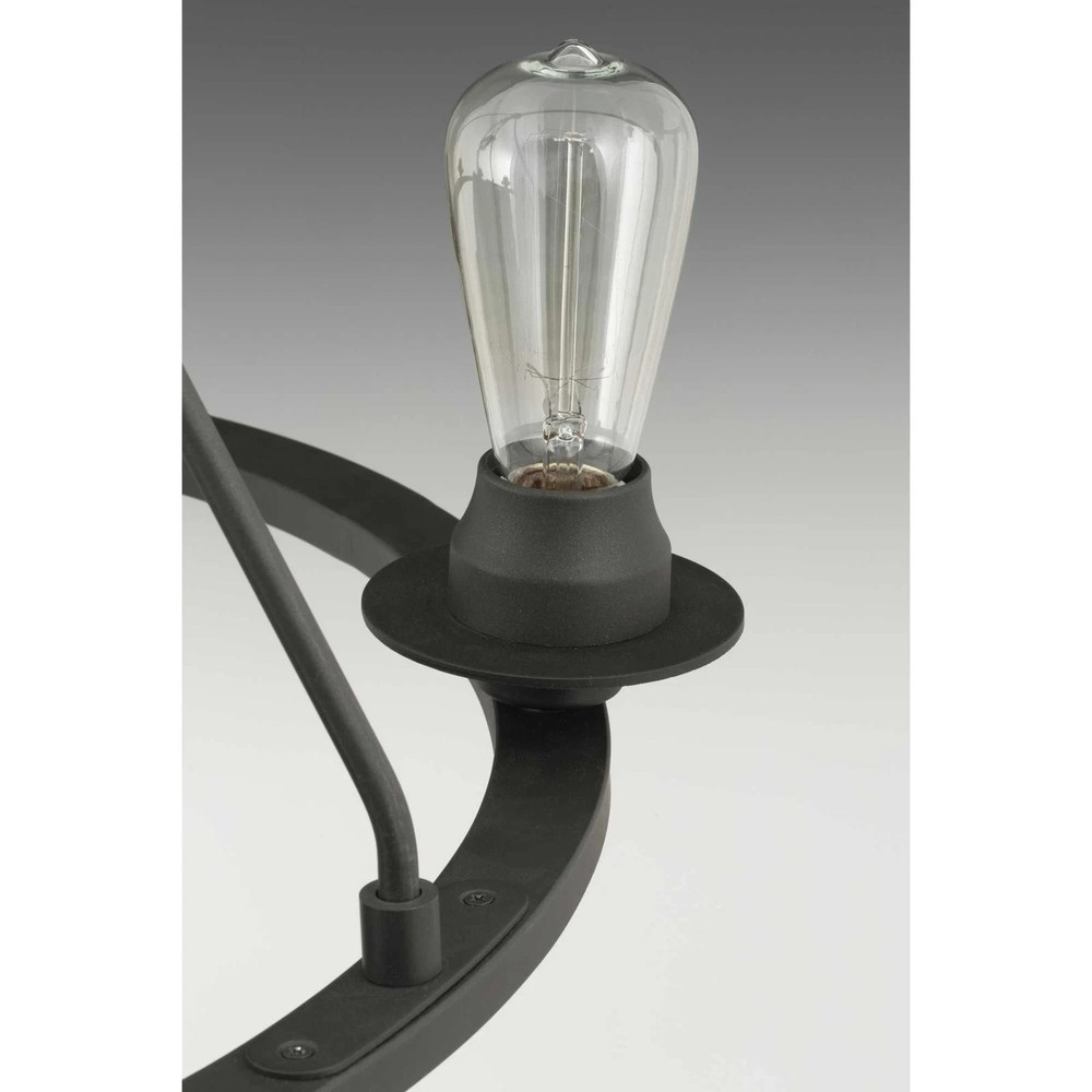 Debut Collection 36 in. 9-Light Black Graphite Chandelier by Progress Lighting