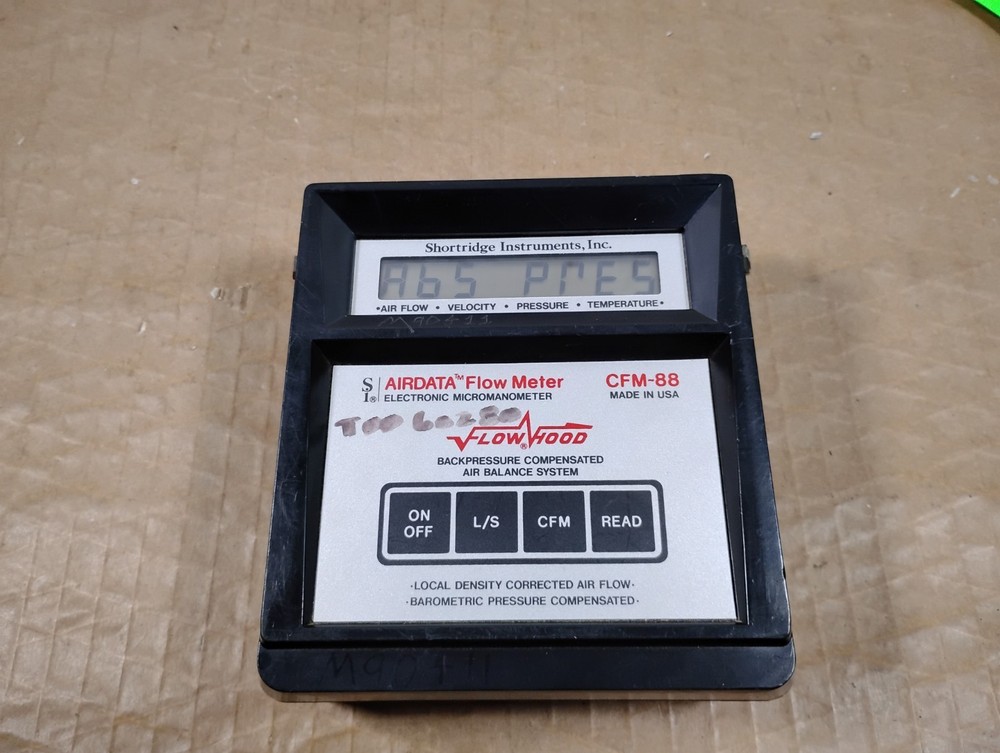 Shortridge Instruments CFM-88 Airdata Flow Meter Electronic Micromanometer