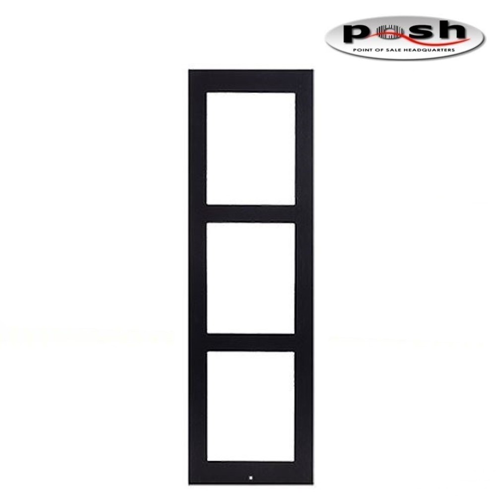 NEW – Axis 01292-001 3‑Module Surface Frame (Black)