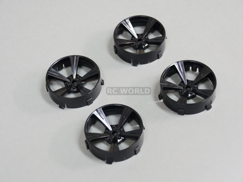 Tetsujin MANDARIN Car Wheels INSERTS Disk Adjustable Offset - WHITE - 4PCS
