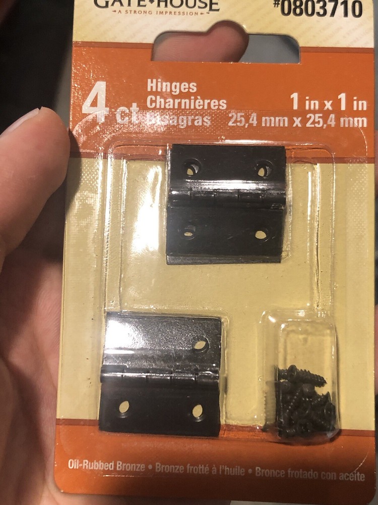 Gatehouse hinges 1 x 1 inch